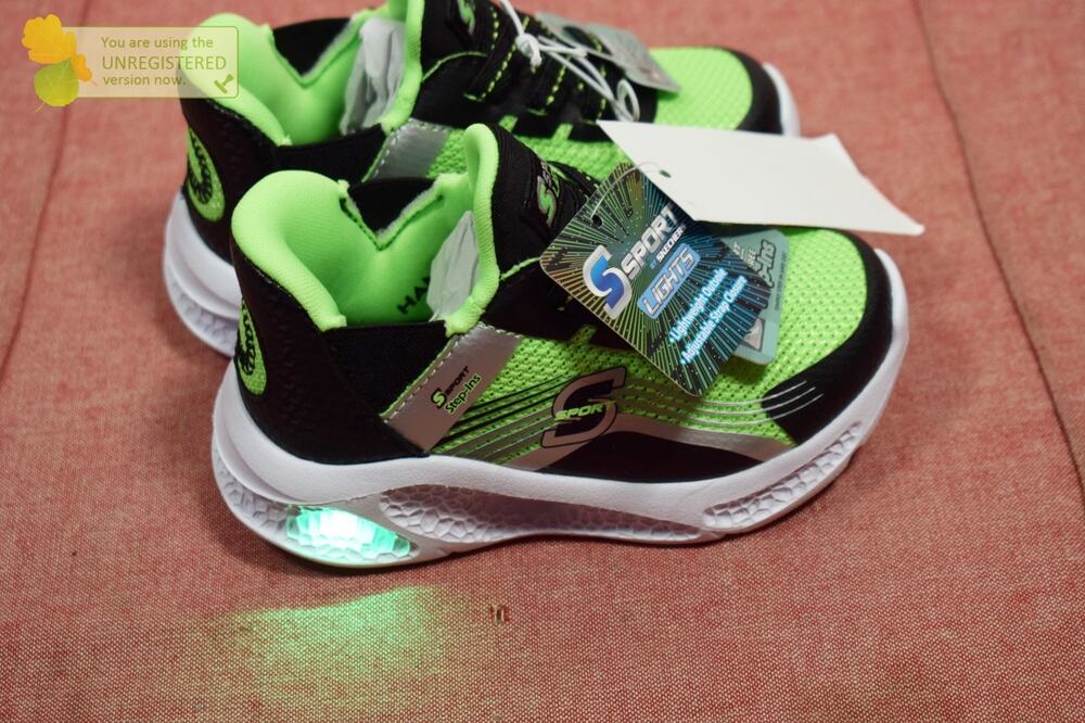 S Sport By Skechers Toddler Myles Sneakers Lime Green 6T